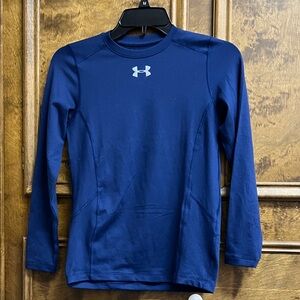 Under Armour Kids Navy Long Sleeve Tee